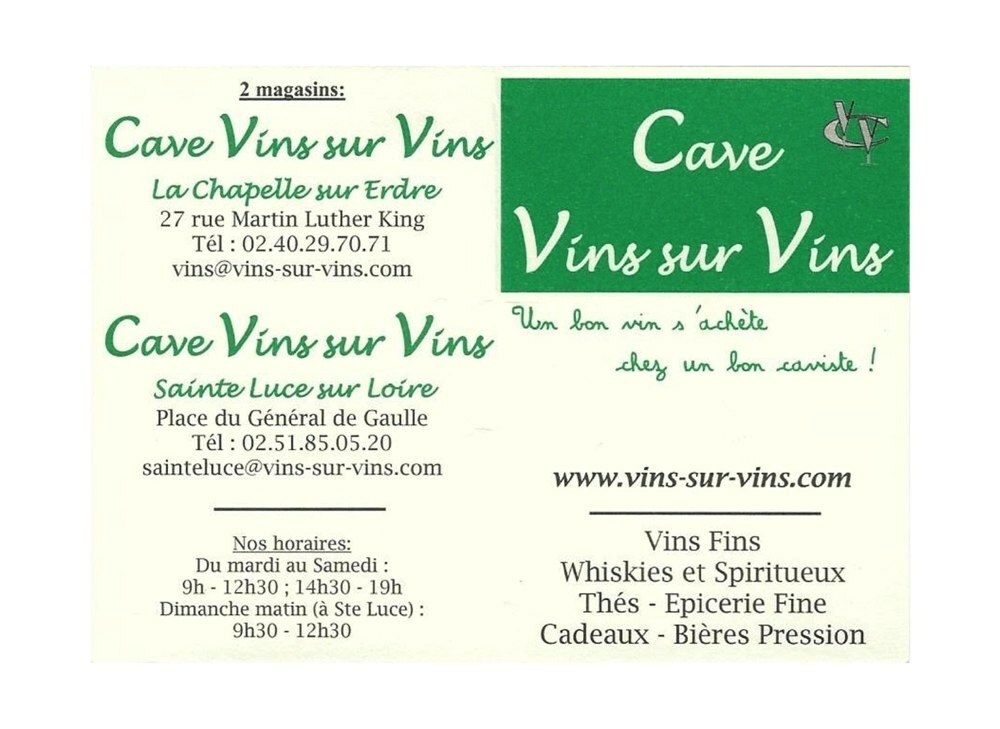 Cave Vins sur vins